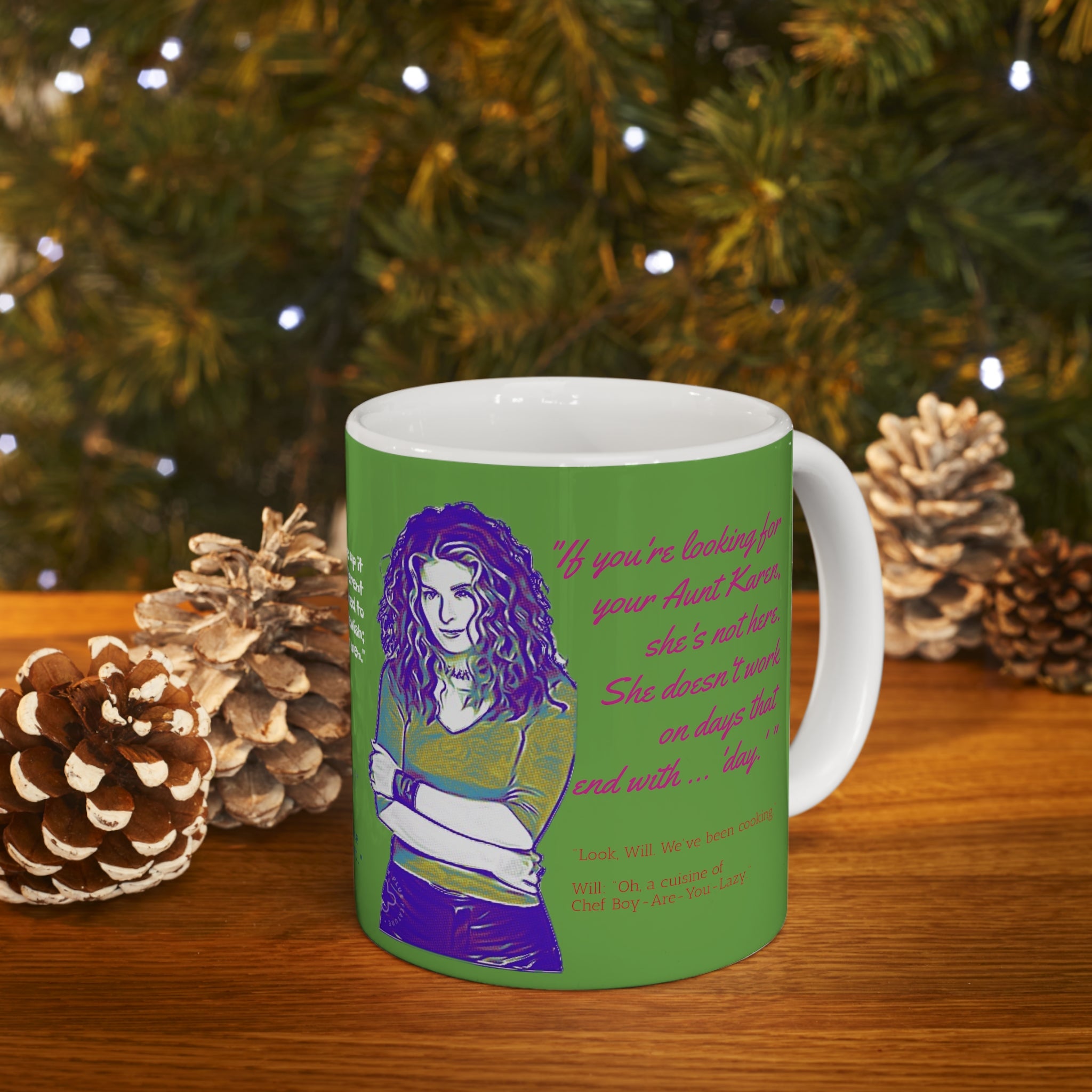 Will and Grace Grace Adler Quotes-  White Ceramic Mug - Creations by Chris and Carlos